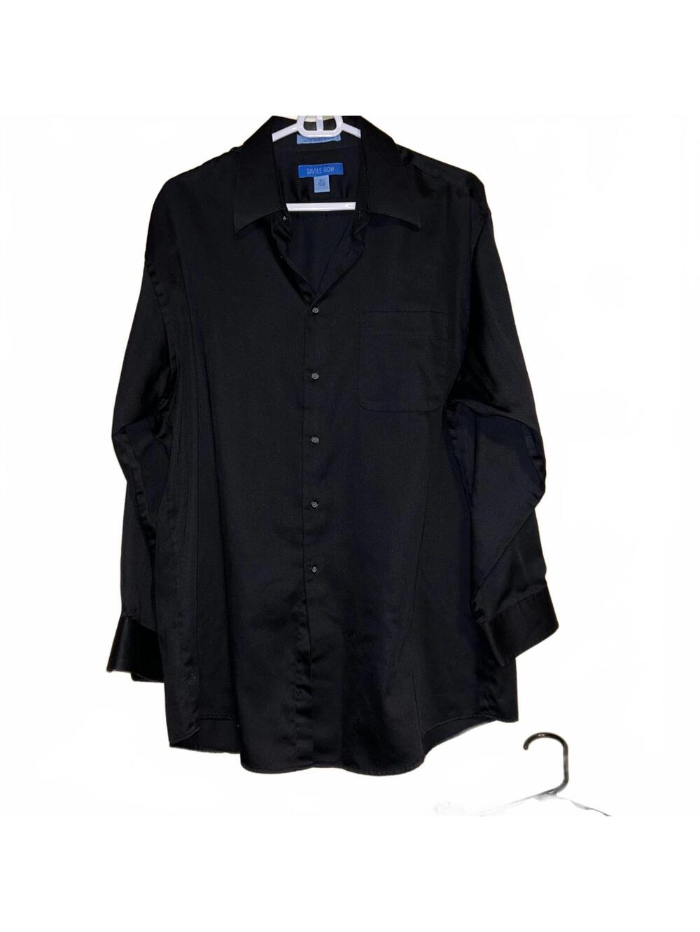 Black button up long sleeve - Savile Row Mens Shirt size 16.5 32/33 Large